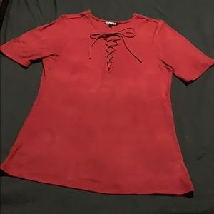 Express Red Kitten Top (Large)